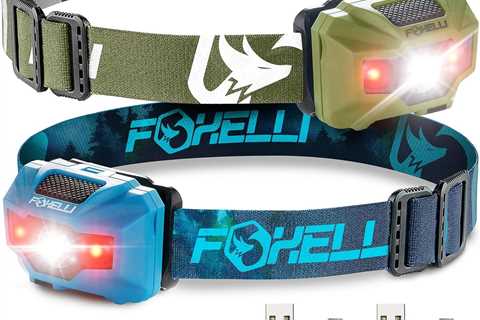 Foxelli Rechargeable LED Headlamp Review: Khaki & Forest Edition