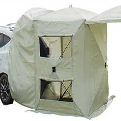 UYSELA Automatic Car Tent | Windproof, Waterproof, & UV Protected Tailgate Shelter for SUVs..