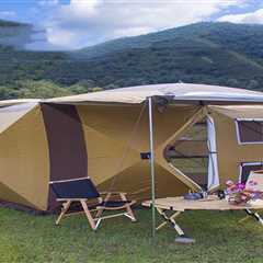 Explore the Outdoors: Waterproof Car Tailgate Tent for 6-8 People, Double Layer Sun Shelter, Car..